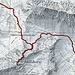 Route im Gipfelbereich