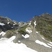 Blick zurück in meinen Abstieg von der Lücke ins Val Pintga da Russein