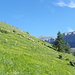 Nach wenigen Minuten tritt der Mounier ins Blickfeld. Allerdings ist der Gipfel in der Bildmitte der Petit Mounier. Der eigentliche Gipfel liegt verdeckt dahinter. 