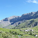 Immer noch auf dem ersten, flachen Abschnitt mit Blick zum Mounier-Massiv.