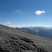 Über dem Hauptkamm der Seealpen haben sich bereits Wolken gebildet, die zwei Stunden Später auch den Mounier bedecken werden.