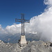 In Frankreich eher selten: ein Gipfelkreuz.