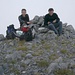 Gipfelfreude auf dem Spitz Mann (2578m). Nach dem Gipfelbuch sind wir seit 2 Jahren die ersten Besucher auf dem Spitz Mann, der letzte Eintrag war vom August 2005!