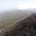 Blick hinab in das Gebiet der Furchen