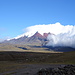 am späten Nachmittag hat man immer die besten Chancen auf einen Blick auf den Cotopaxi