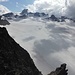 Blick über den Mittelbergferner zum Massif der Wildspitze