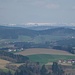 Aufnahme aus dem Jahr 2012 an Ostern, wo im Bayerwald noch Schnee liegt, im Hintergrund der Dreisesselkamm mit Plöckenstein