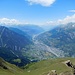 Folluhorn (2656 m),<br />Tiefblick ins Rohnetal