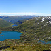 Fantastischer Weitblick über die Seen und Berge Norwegens
