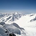 Tiefblick zum Konkordiaplatz und im Hintergrund Aletschhorn 4193m