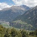 Blick übers Ötztal in die Stubaier Alpen