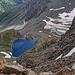 Tiefblick zum Sirwolte Weiher und Sirwolte (Gletscher-) See