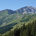 View to the four peaks of today's hike.