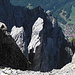 Down below Rossfallenspitz on the wild west side, I spotted this giant rock tower. It must be at least 100 m tall.