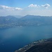 Schöne Ausblicke nach Südosten über den Lago Maggiore.