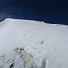 Die letzten Meter über das Firnfeld zum Gipfel des Lagginhorn