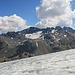 auf dem Gletscher mit Blick zum Scalettahorn