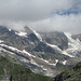 Panorama dalla Bocchetta delle Pisse verso il Monte Rosa (ormai coperto).