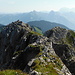 View from the main summit of Brünnelistock to the minor eastern summit.