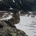 Der Gletscher zwischen dem unteren und oberen Teil des Ostgrates