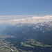 Gipfelausblick Richtung Innsbruck