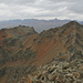 Auf dem Gipfel des Piz Surlej (3188m), der gesamte Grat bis zum Piz Rosatsch ist sichtbar