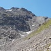 Im Abstieg zum Furglersee, oben die Scharte und links davon der Nordgrat