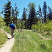 Zuerst geht's in ca. einer halben Stunde über gute Wege (T1-T2) zum Little Devil's Tower. Sonniges Wetter und angenehme Temperaturen hier auf knapp 2000m.