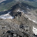 Blick vom gross Muttenhorn Gipfel zurück über den Gratverlauf