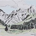 Vue vers le Chablais suisse, à l'alpage de Neuvaz