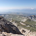 Blick vom Gipfel zum Ausgangspunkt.