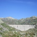 l'imponente diga del lago Lucendro 