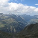 Blick zur anderen Seite von der Nussingscharte: Gipfel vom Großvenediger bis zum Felbertauern
