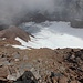 Blick nordwärts zum Gletscher, über den ich im September 2010 den N-Grat (links) erreicht hatte