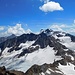 Abstieg von der Schaufelspitze (3332 m) zum Schaufeljoch (3158 m), Blick nach Osten