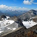 Abstieg von der Schaufelspitze (3332 m) zum Schaufeljoch (3158 m)