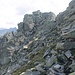 il versante N del Pizzo. sul fondo, la cima 2697 m