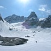 Tolle Abfahrt über den Blauberg-Gletscher, oder was davon noch übrig ist