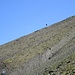 nahe Stand entdecke ich diesen Berggänger auf dem Grat, offensichtlich ebenfalls zum Gipfel unterwegs 