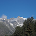 Das Grosse Wannenhorn sieht man von Bellwald aus dominierend im Nordosten