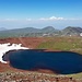 On the summit of Azhdahak, with its crater lake