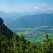 Über das Gailtal schaut man in die Julischen Alpen.