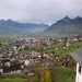 Schwyz,hinten am See ist Brunnen