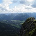 Blick auf Allgäuer und Lechtaler Alpen
