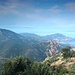 Blick vom Gipfel des Pic du Cap Roux (453m) nach Osten, Richtung Cannes, Antibes und Nizza.