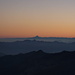 Der Mont Viso in der Abenddämmerung (Foto vom 1.10.2011)