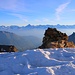 Der Gipfelsteinmann auf der Gugla (3377m).