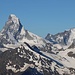 Matterhorn (4477,5m) und Dent d'Hérens (4171,4m).