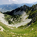 Blick in den Kessel der Pointe du Bellevue.