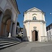 <b>Stabio.<br />Chiesa Parrocchiale dei SS. Giacomo e Cristoforo e, a destra, Chiesa della Madonna di Caravaggio.</b>